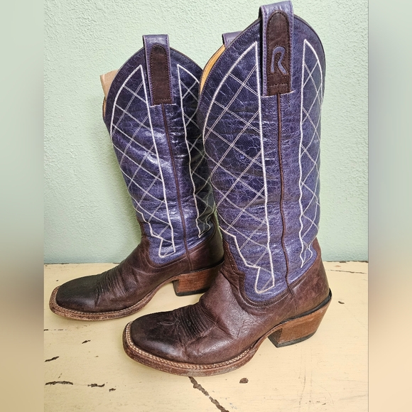 Mens Rod Patrick 7C PurpleWestern Cowboy Boots